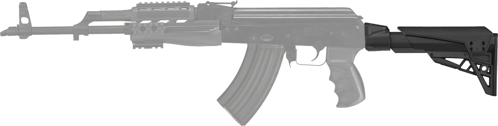 Приклад ATI Strikeforce Elite для АК (мисл. верс. штампована ствольна коробка) Фото 2